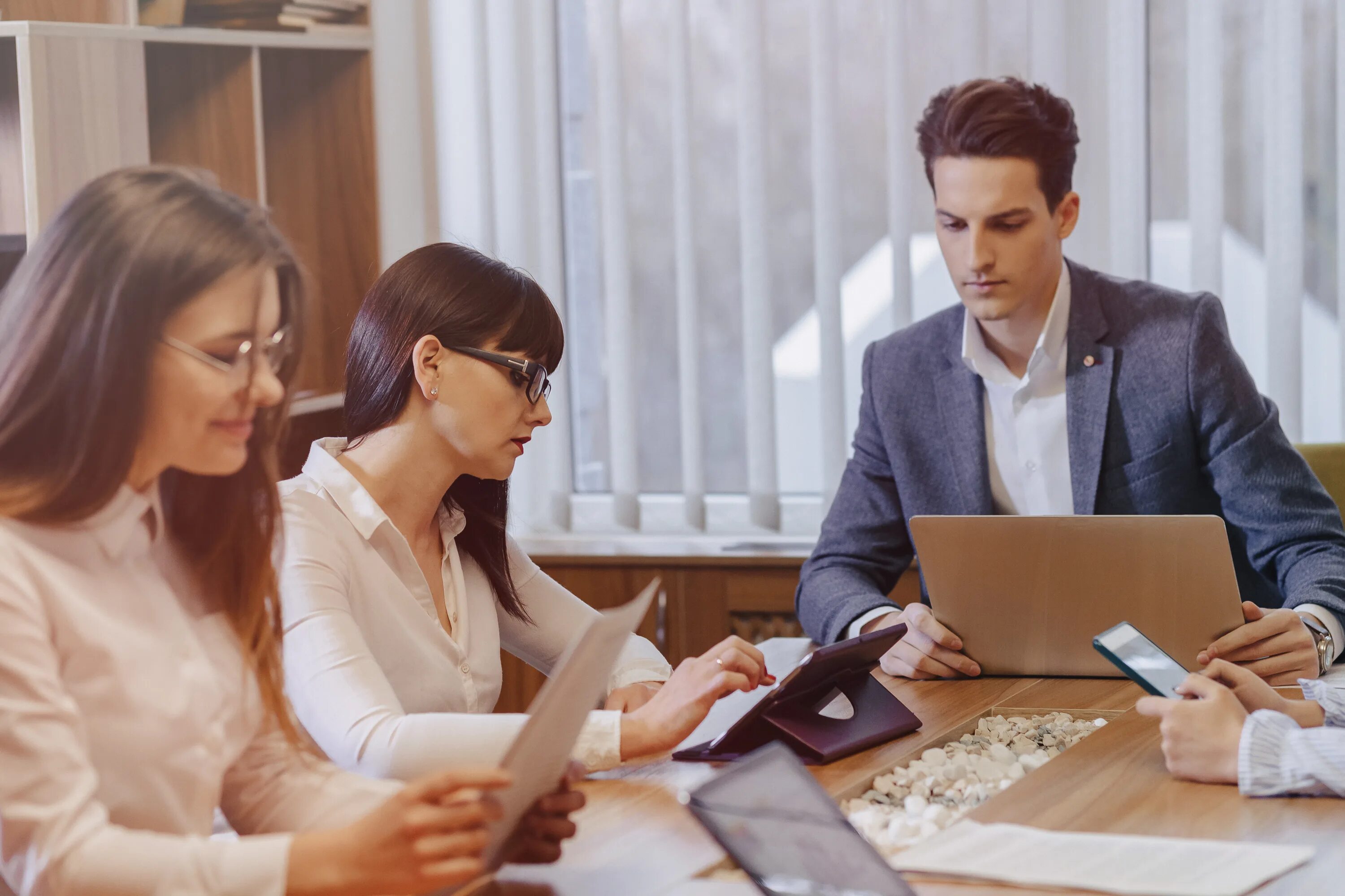 Holding a meeting