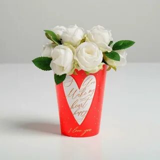 Стакан под цветы