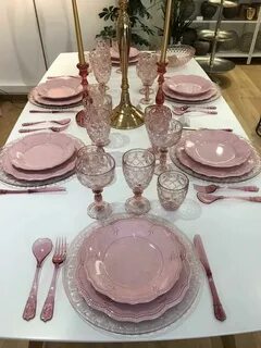 Сервировка стеклом