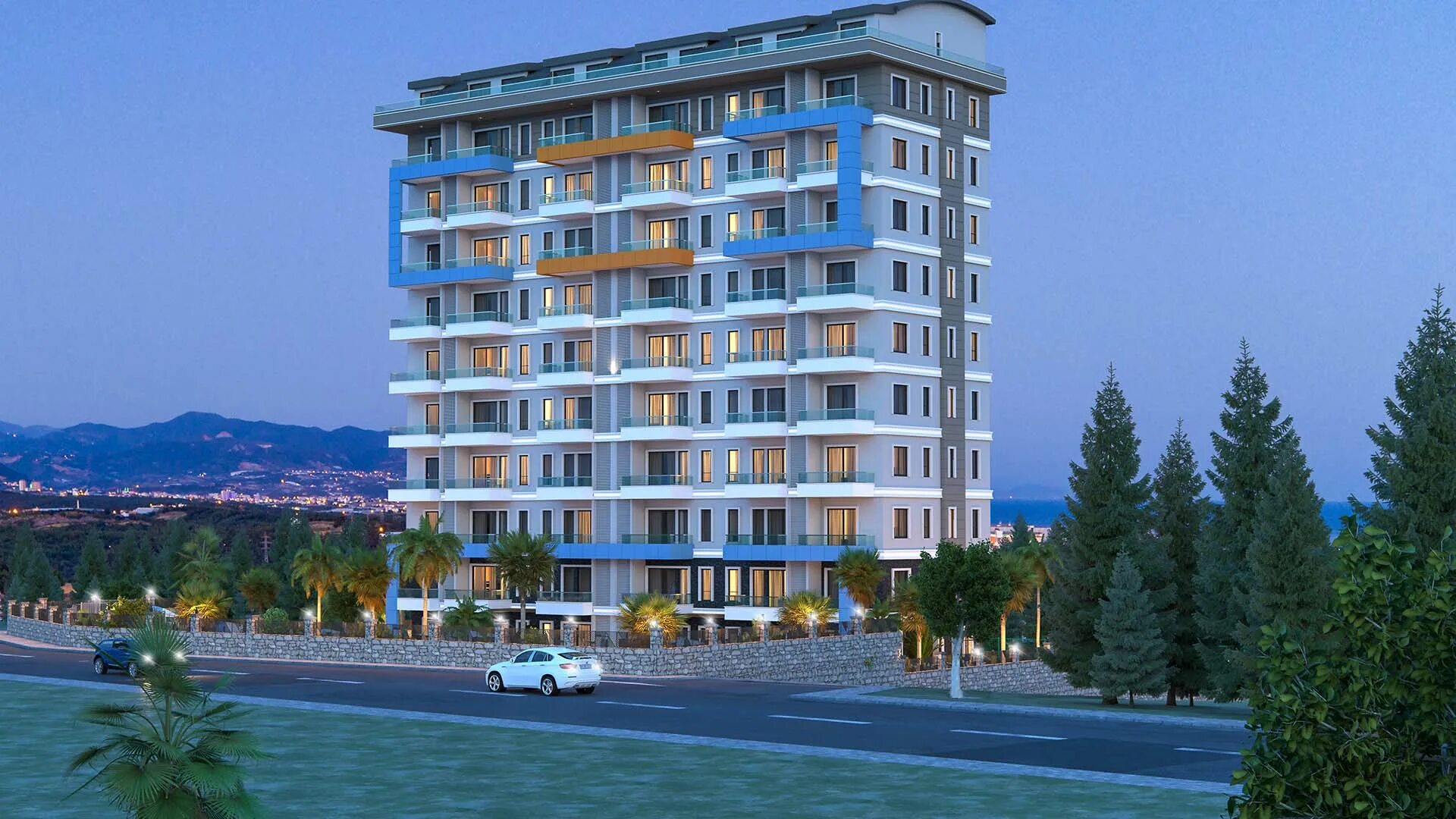 Квартира в Авсалларе с чистовой отделкой в новом комплексе - 53000 евро , 59 м2 
