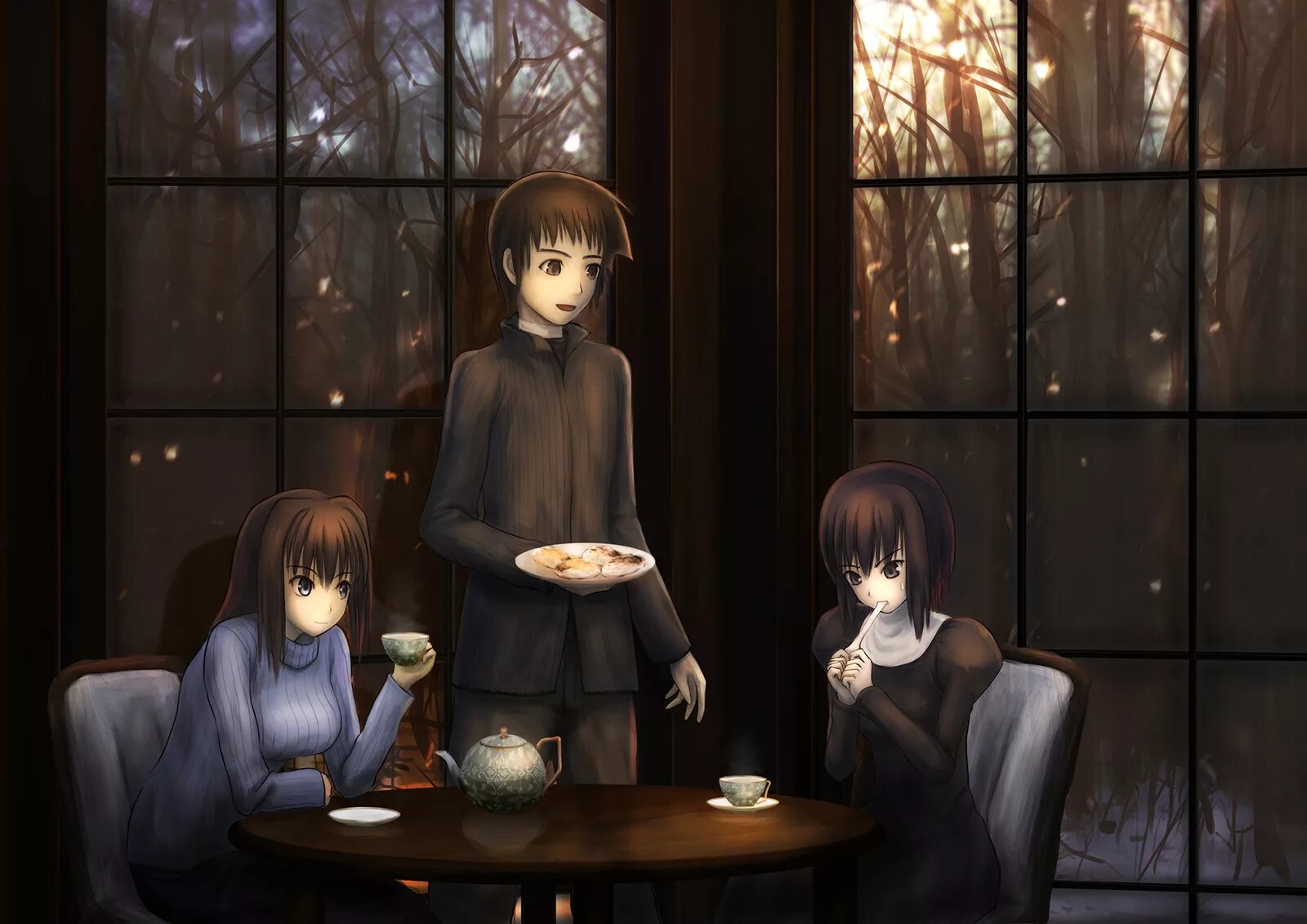 Mahoutsukai aoko. Ведьма святой ночи. Ночь ведьм аниме. Soujuurou shizuki. Night of the witch аниме.