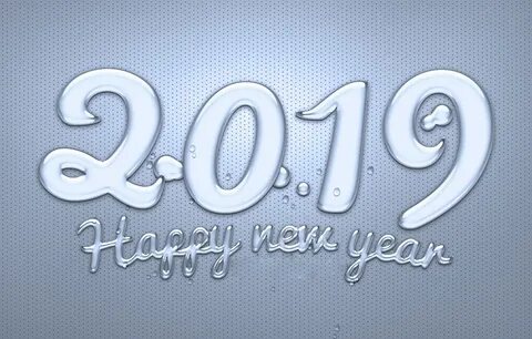 Photo wallpaper New year, New Year, 2019. 