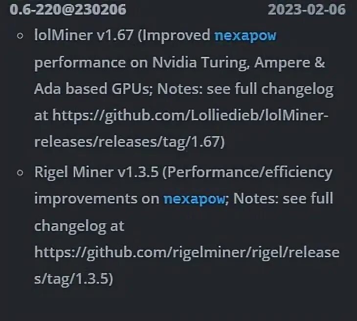 Lolminer github release. Lolminer github release