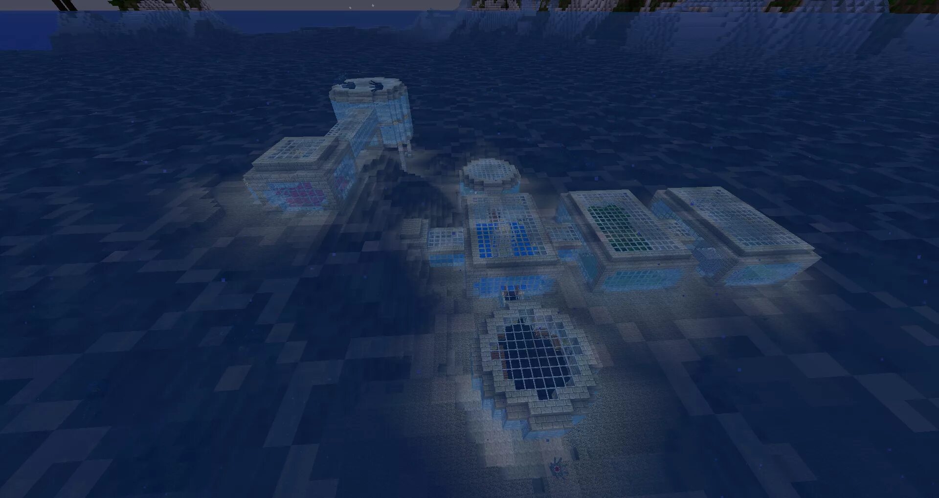 Minecraft подводная база. Подводный купол майнкрафт. База под водой в майнкрафт. Подводная база в майнкрафт 1.12.2. Лед в воду майнкрафт