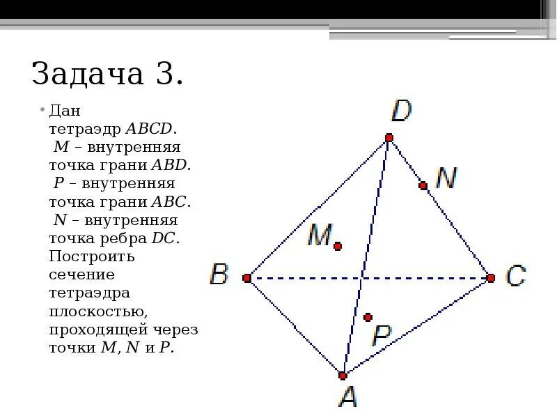 Внутренняя точка ребра