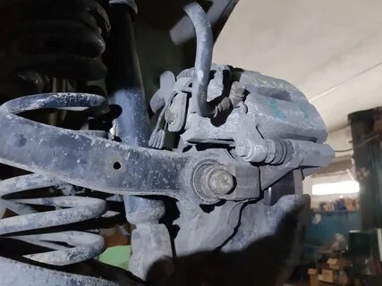 Установка заднего суппорта