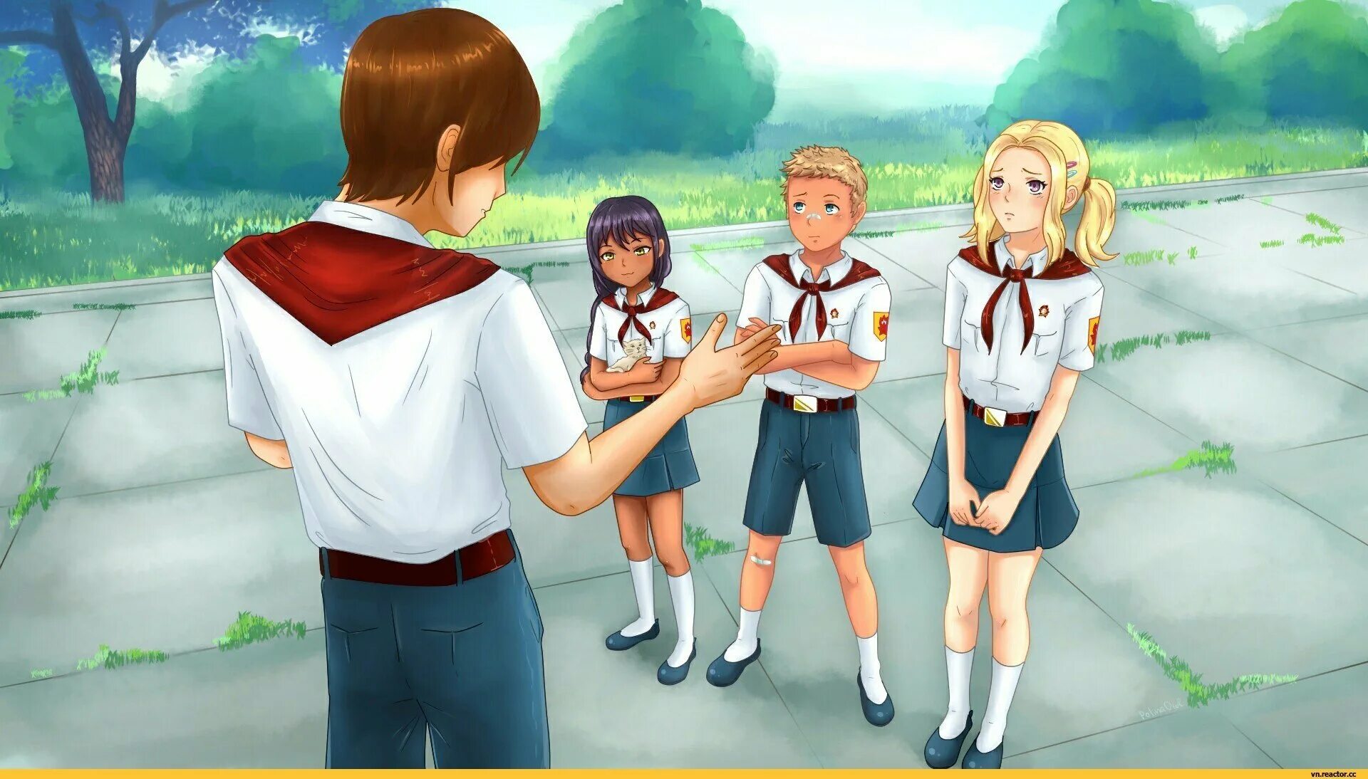 Вожатая и ребята. Вожатая и ребята. Вожатая и ребята. Вожатый в лагере. Пионеры с вожатыми.