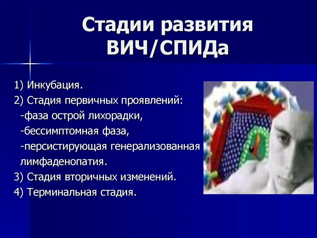 Стадии развития СПИДА. Этапы развития ВИЧ. Стадия СПИДА (терминальная стадия). Спид терминальная стадия