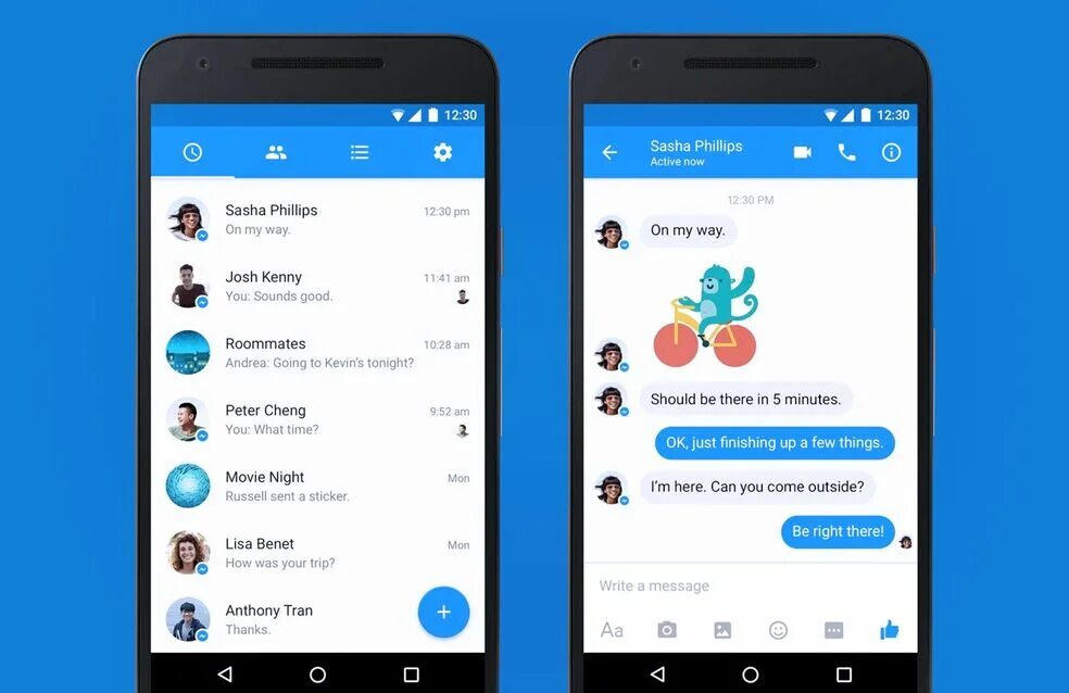 Говорить в мессенджере. Интерфейс мессенджера. Messenger Интерфейс. Мессенджер Android. Facebook Messenger Интерфейс.