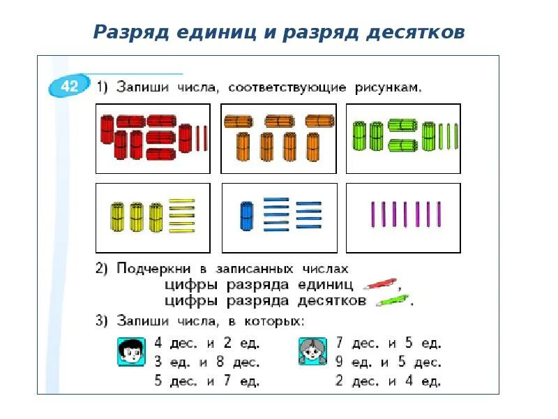 Числа первого разряда второго и третьего. Таблица десятков и единиц. Разряды натуральных чисел 5 класс. Разряды десятки и единицы. Таблица разрядов десятки и единицы.