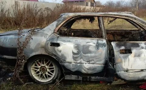 Топки сгорела машина