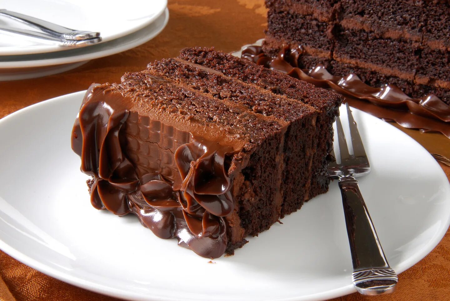 Вкусный шоколадный пирог