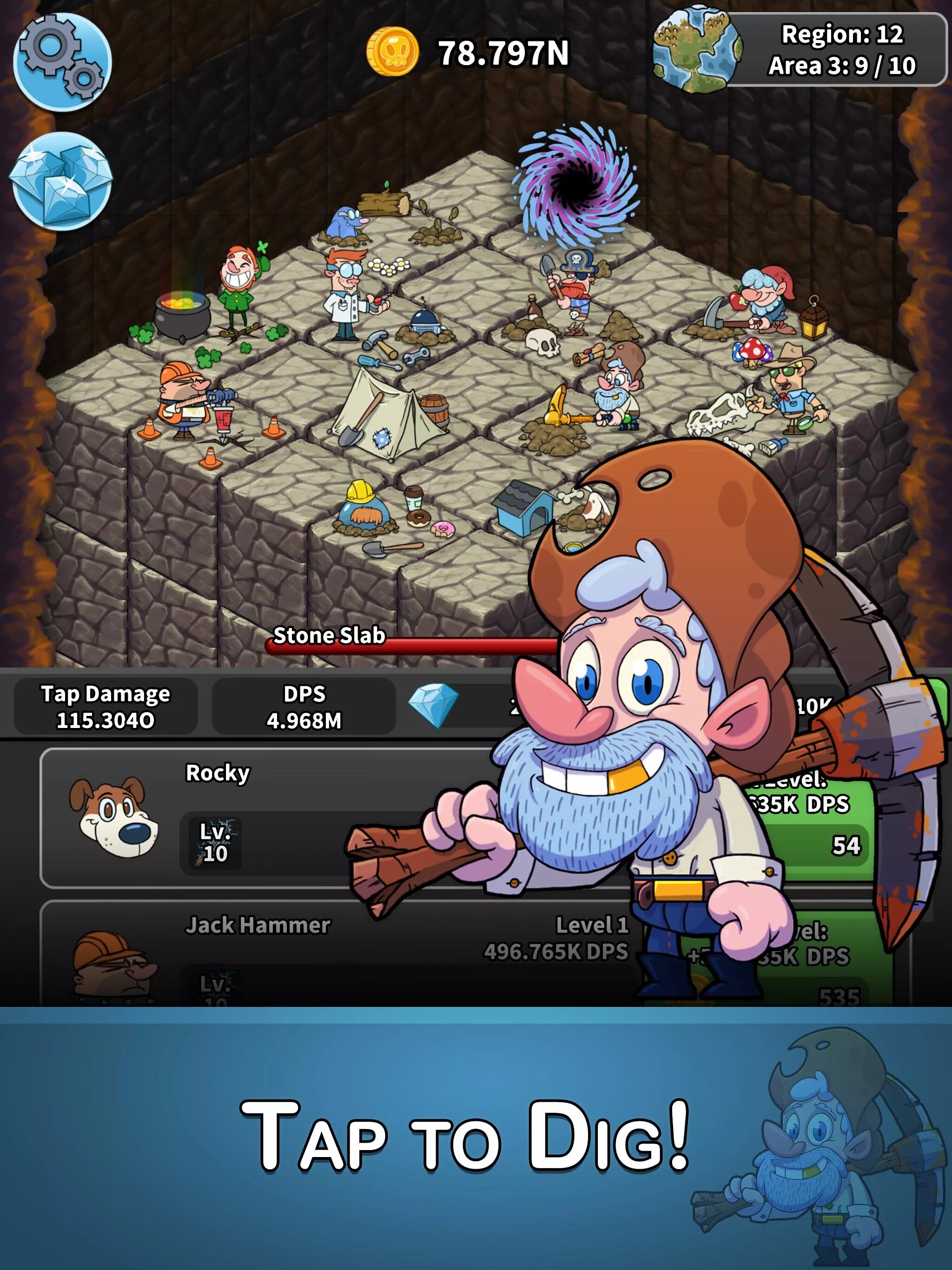 Tap tap dig. Игра кликер tap. Tap tap dig - Idle Clicker. Tap tap dig - Idle Clicker game. Бурить шахту игра кликер.