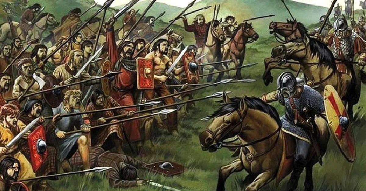 Кельты и бритты. Битва при Нехтансмере. Завоевание кельтов англосаксами. Вторжения в британию