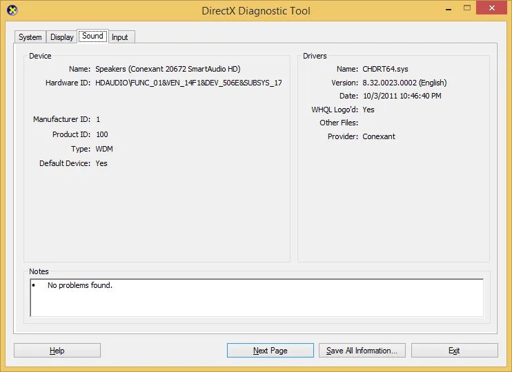 Hdaudio func 02 ven 14f1 dev