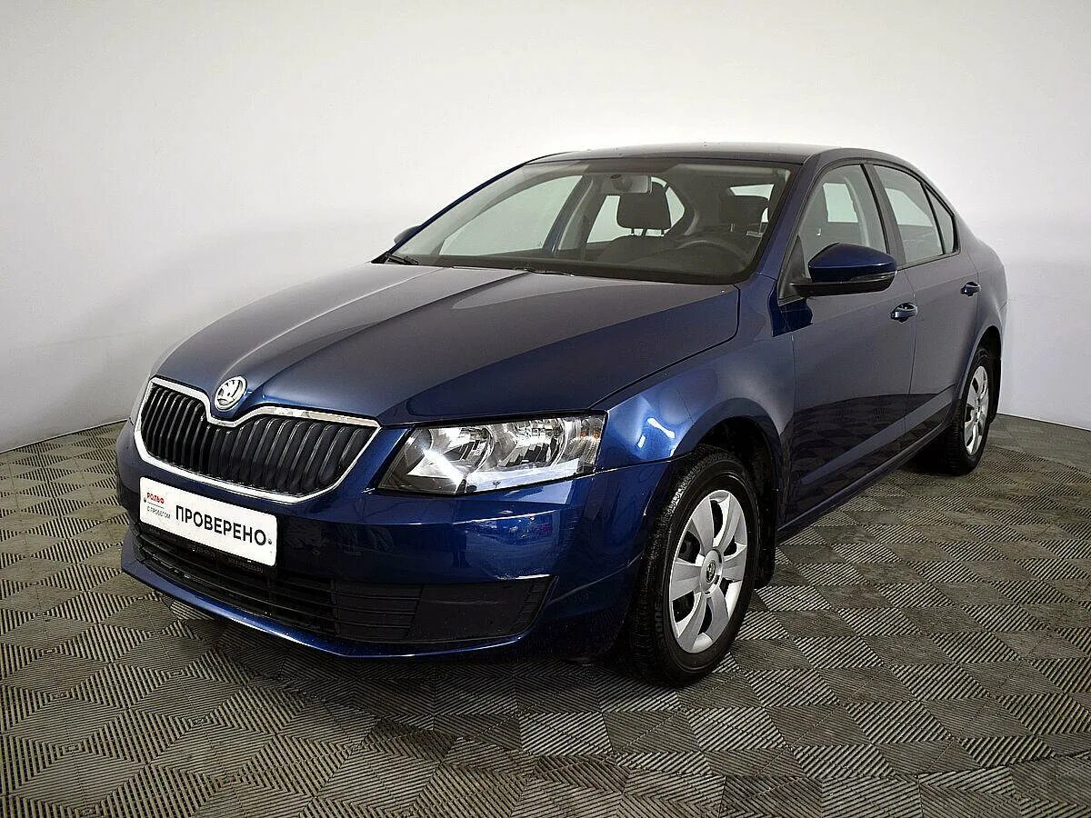 Skoda Octavia III (a7) 2014. Skoda Octavia a7 синяя.