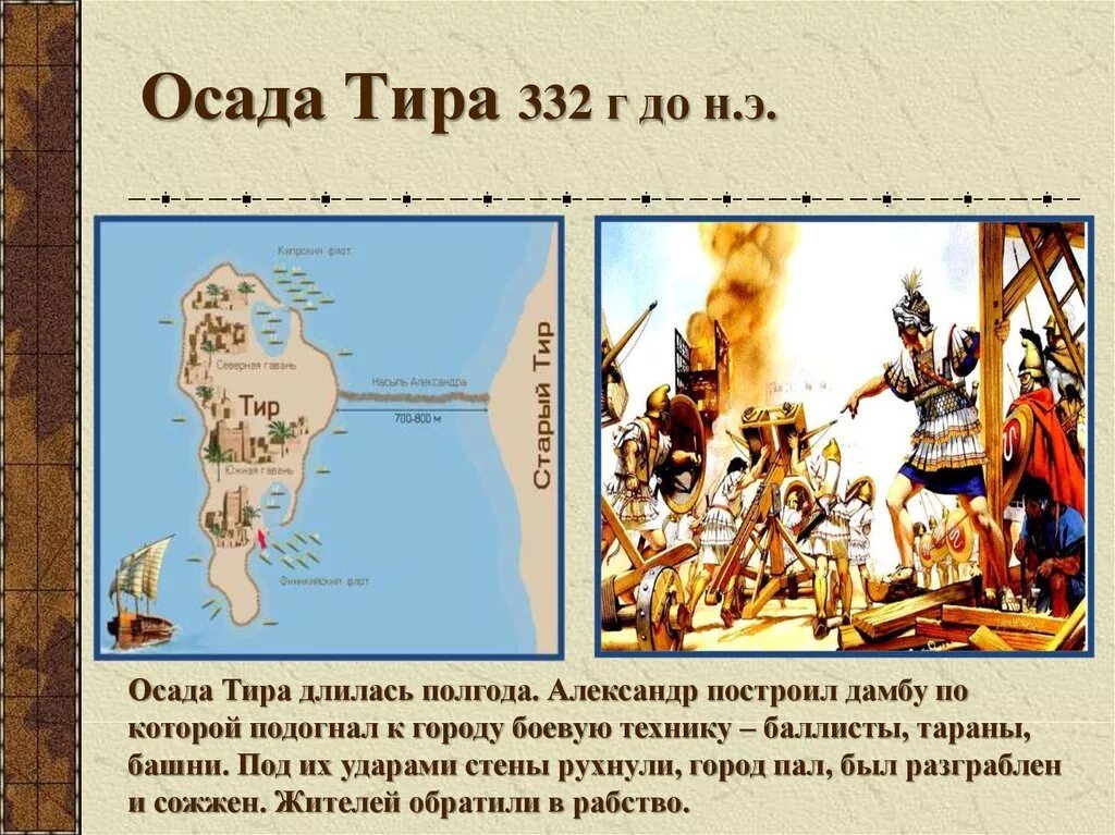 Сколько длилась осада тира. Осада тира Македонским. Взятие тира Александром Македонским. 332 Год до н. э. Осада тира.