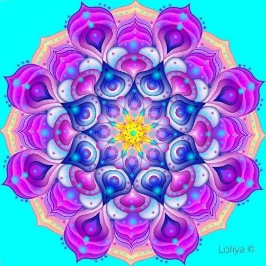 #Colorbynumber Mandalas arte, Imagenes de mandalas, Revistas de arte