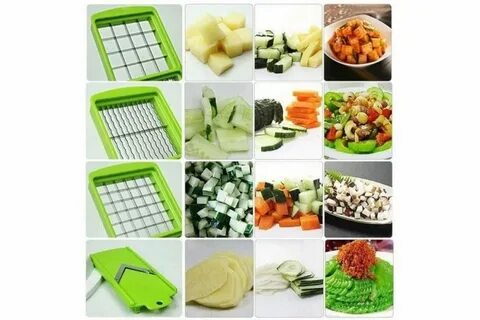 Ручная Овощерезка Nicer Dicer Plus со сменными насадками - лучшая овощерезк...