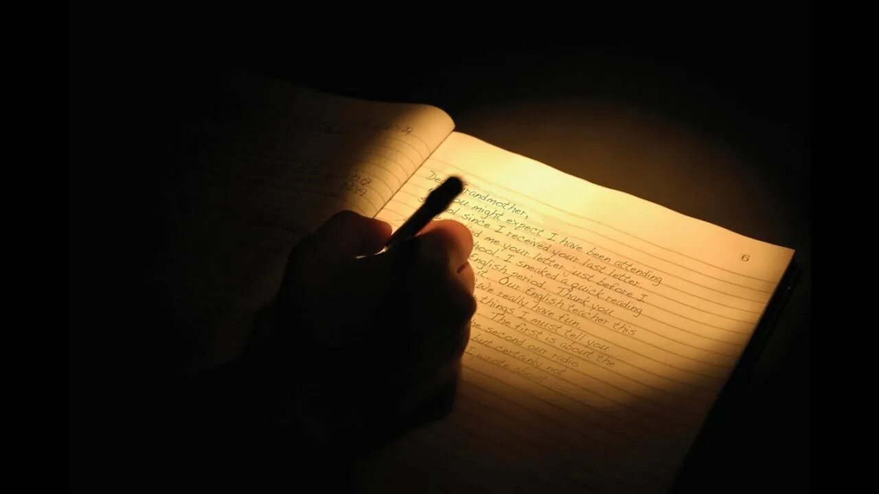 Write in the dark. Սեր in write.