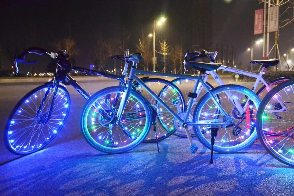 Светодиодная подсветка для велосипеда. Светящиеся велосипеды. Подсветка колес велосипеда. Катафоты для велосипеда. Светящиеся велосипед