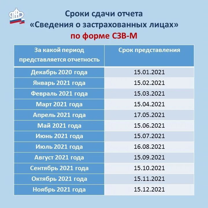 Какие отчеты сдают в пфр в 2024