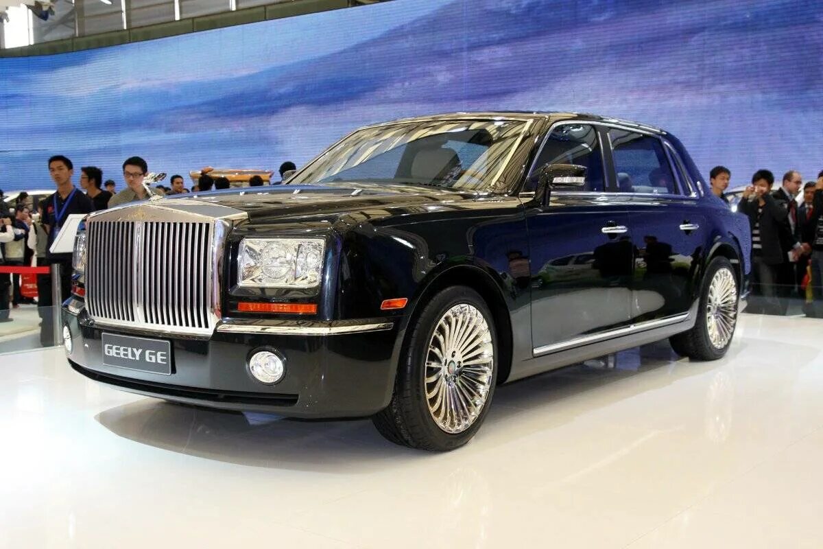 Китайская копия. Rolls-Royce Phantom и Geely ge. Китайский Роллс Ройс Geely. Geely ge (kc2). Geely ge (Concept 2009).