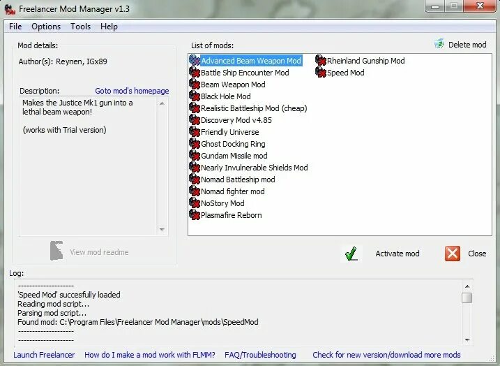 Freelancer Mods. Игра фрилансер моды. Mod Manager описание. Mod Manager 2.2.0 (1.23 MB).