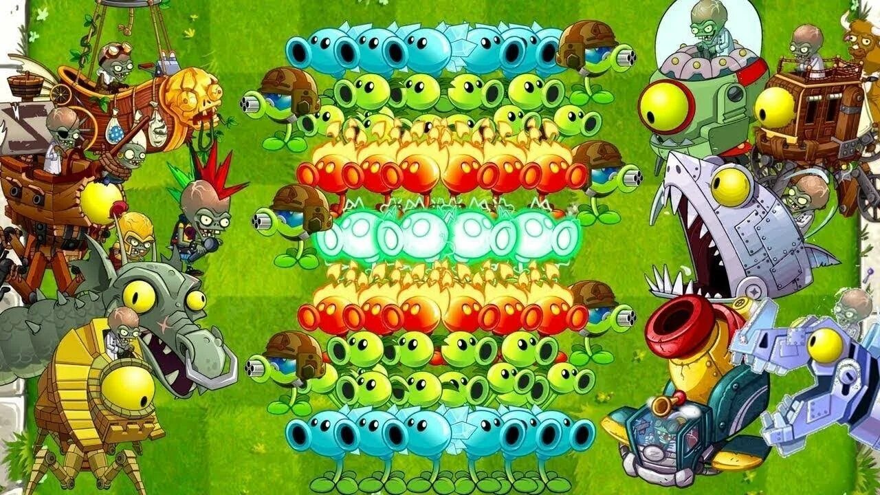 Как пройти уровень 16 зомби против растений. Pvz 2 primal peashooter. растения против зомби 2 солнечная лоза. растения против зомби геймплей. plants vs zombies 2 peashooter.