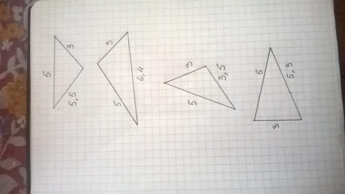 Стороны треугольника. Треугольник со сторонами 2 2 5. Треугольник со сторонами 2 5 6. Треугольник со сторонами 2 3 4.