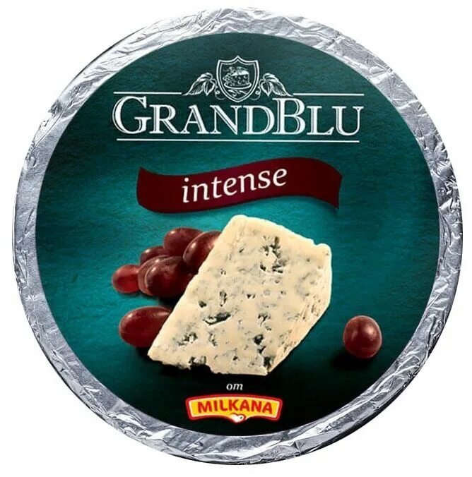 Гранд блю сыр. GRANDBLU сыр intense. Сыр Milkana GRANDBLU. Сыр Milkana Гранд Блю Интенс с голубой плесенью 56%. Сыр Милкана Грандблю cливочный с голубой плесенью 56% 100г.