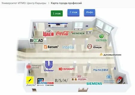 Кампусная карта итмо