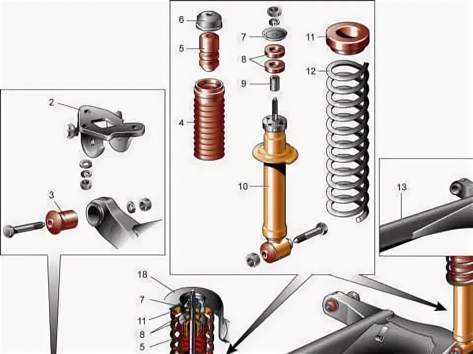 Сборка задней стойки ВАЗ 2115. Стойка амортизатора задняя ВАЗ 2109. Сборка заднего амортизатора ВАЗ 2115. Шайбы на стойку задние ВАЗ 2114. Сборка задней стойки ваз