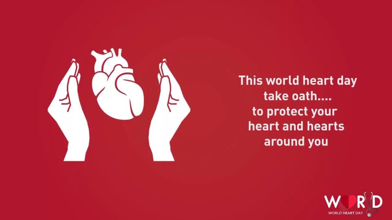 The world is heart. Heart Day. Protect your Heart. Сердце ворлд. Take an Oath.