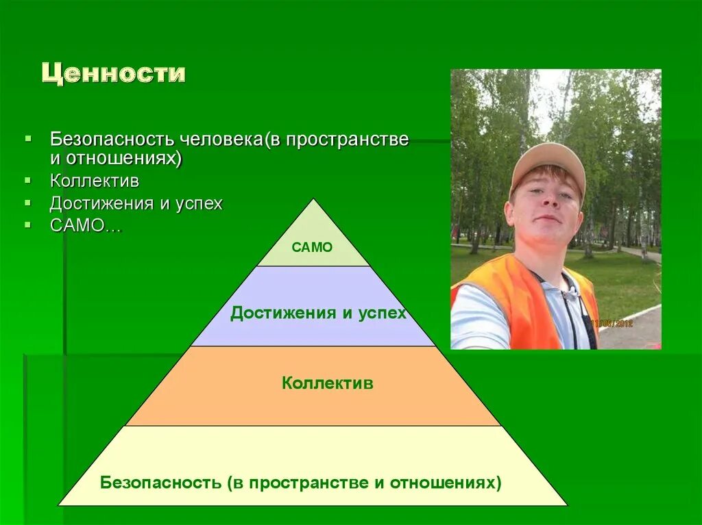 Безопасность ценностей человека