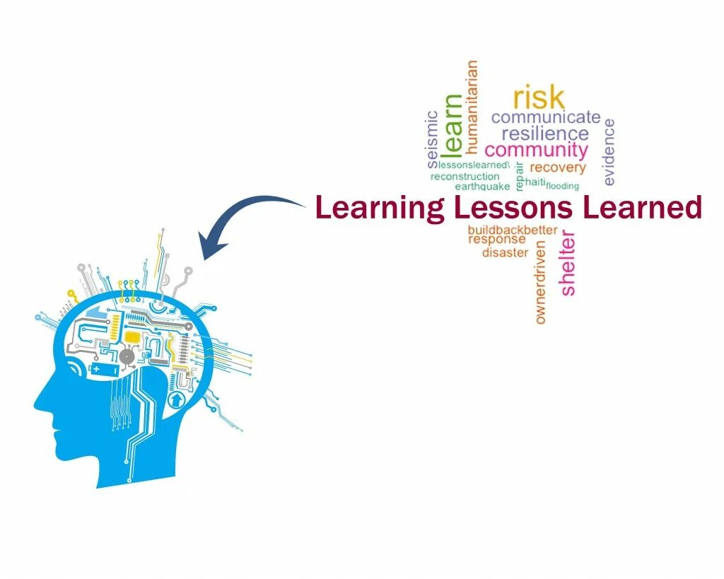 Learn your lessons. Resilience. reducing disaster risks. risk reduction. lessons learned.