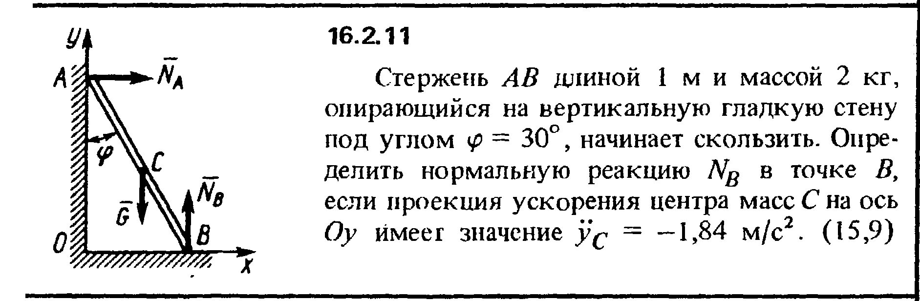 Однородный стержень массой 0 1 кг. Однородный стержень. Горизонтальный стержень. Вертикальный стержень в стене термех. Задачи на однородный стержень опирающийся на стену.