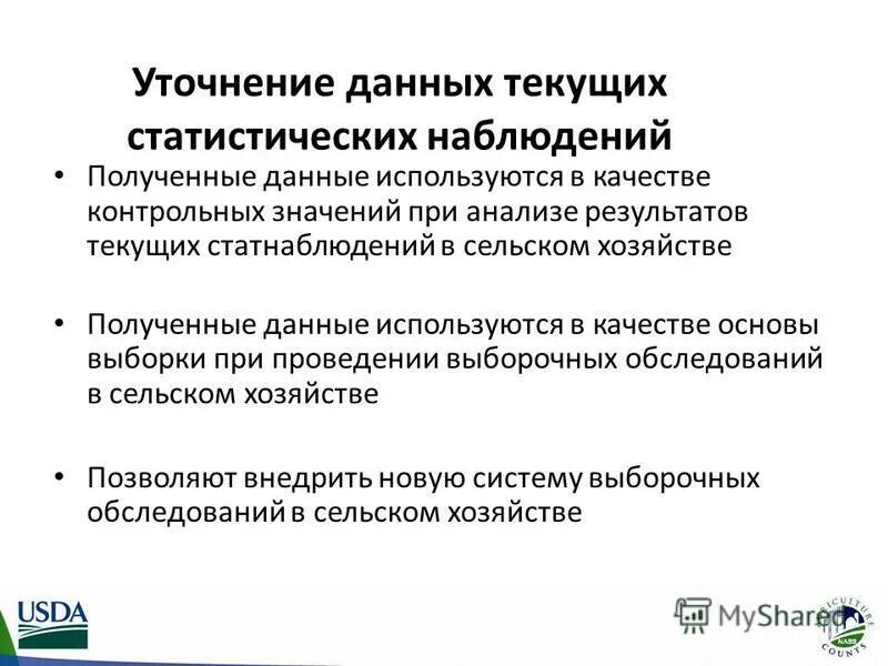 Полученные данные на текущий