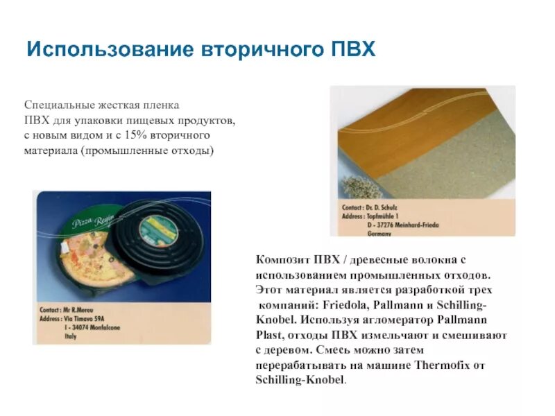 Вторично используемые материалы