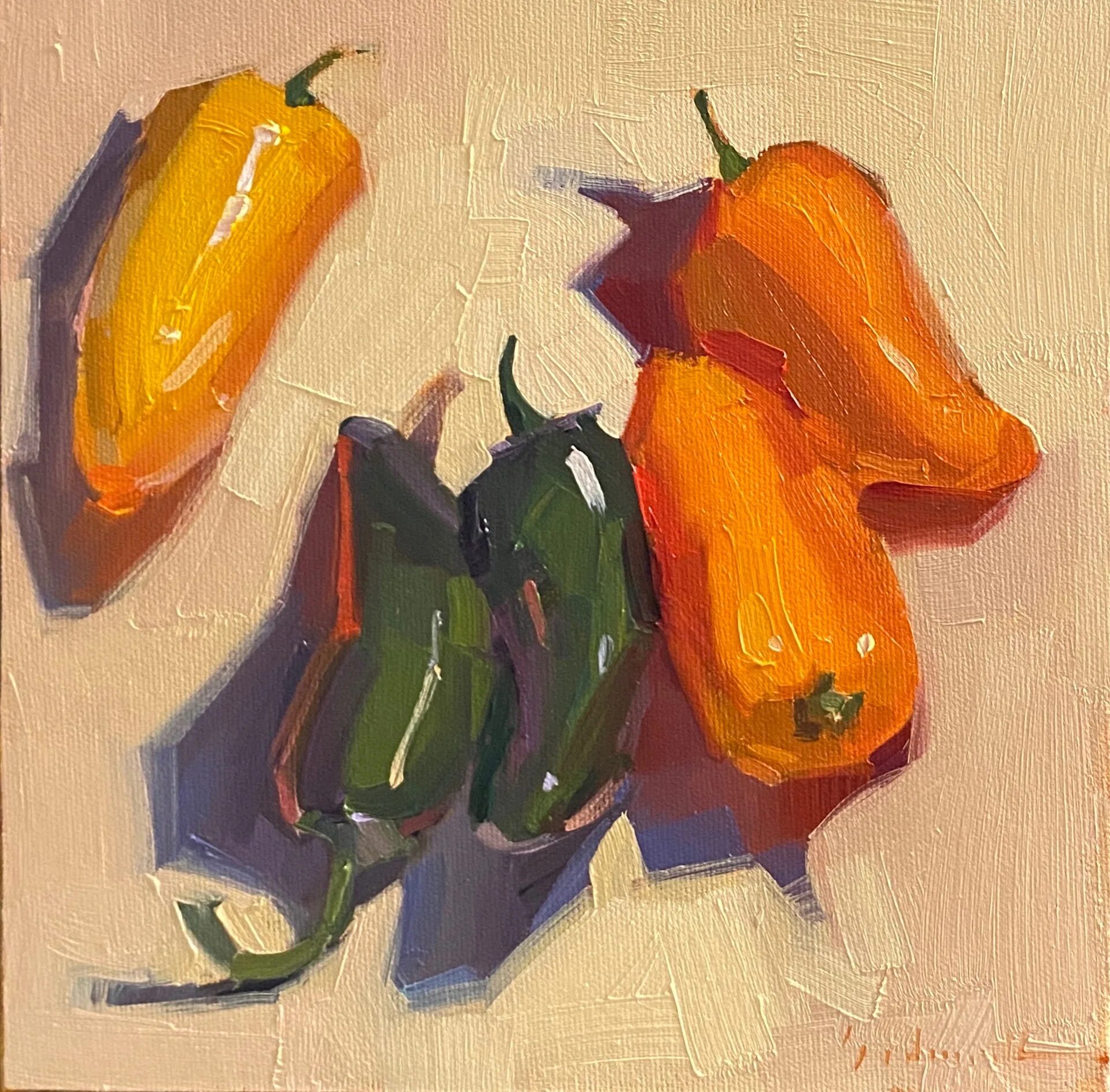 Less peppers. Sarah Sedwick художник.