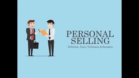Personal sales