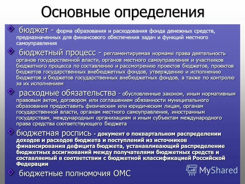 Функции муниципальных органов контроля