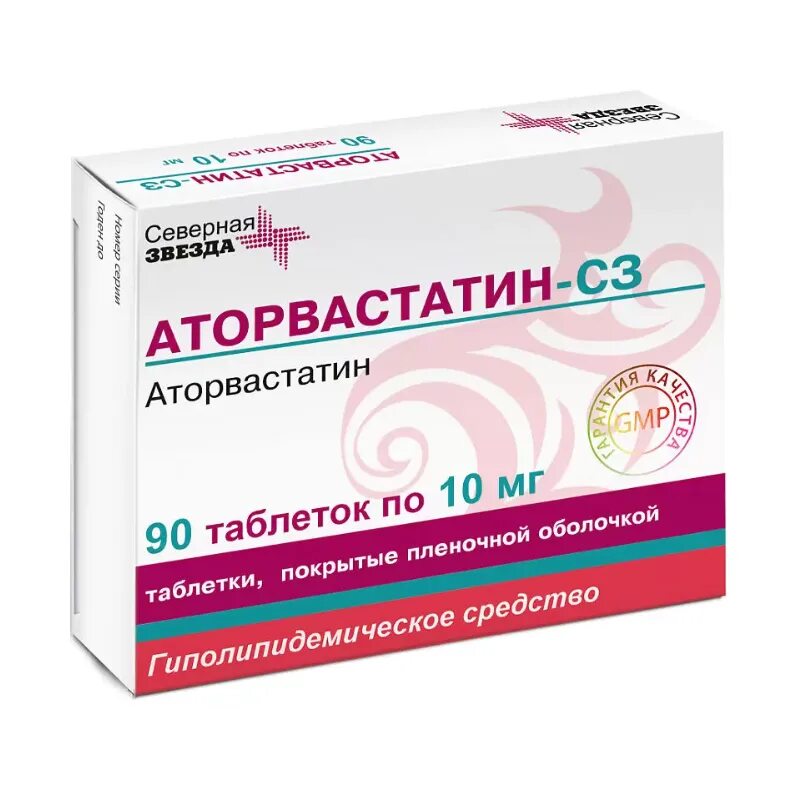 Таблетки аторвастатин
