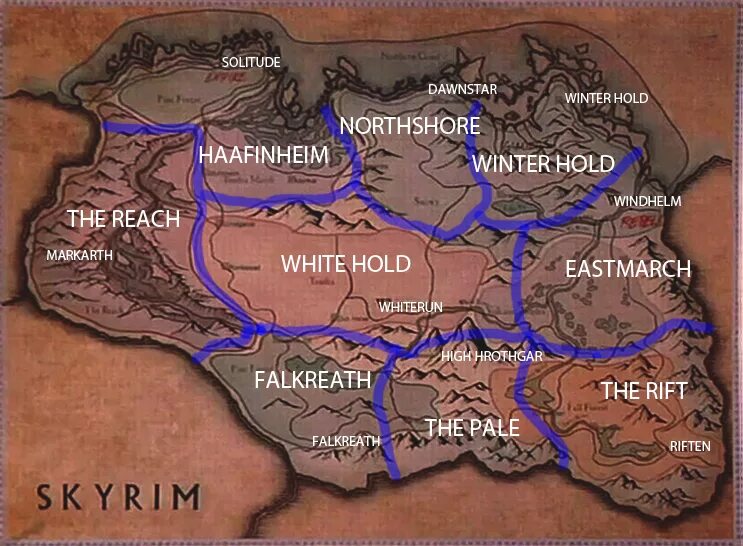 The Elder Scrolls 5 Skyrim карта. Скайрим карта владений. Скайрим карта территорий. Скайрим владения
