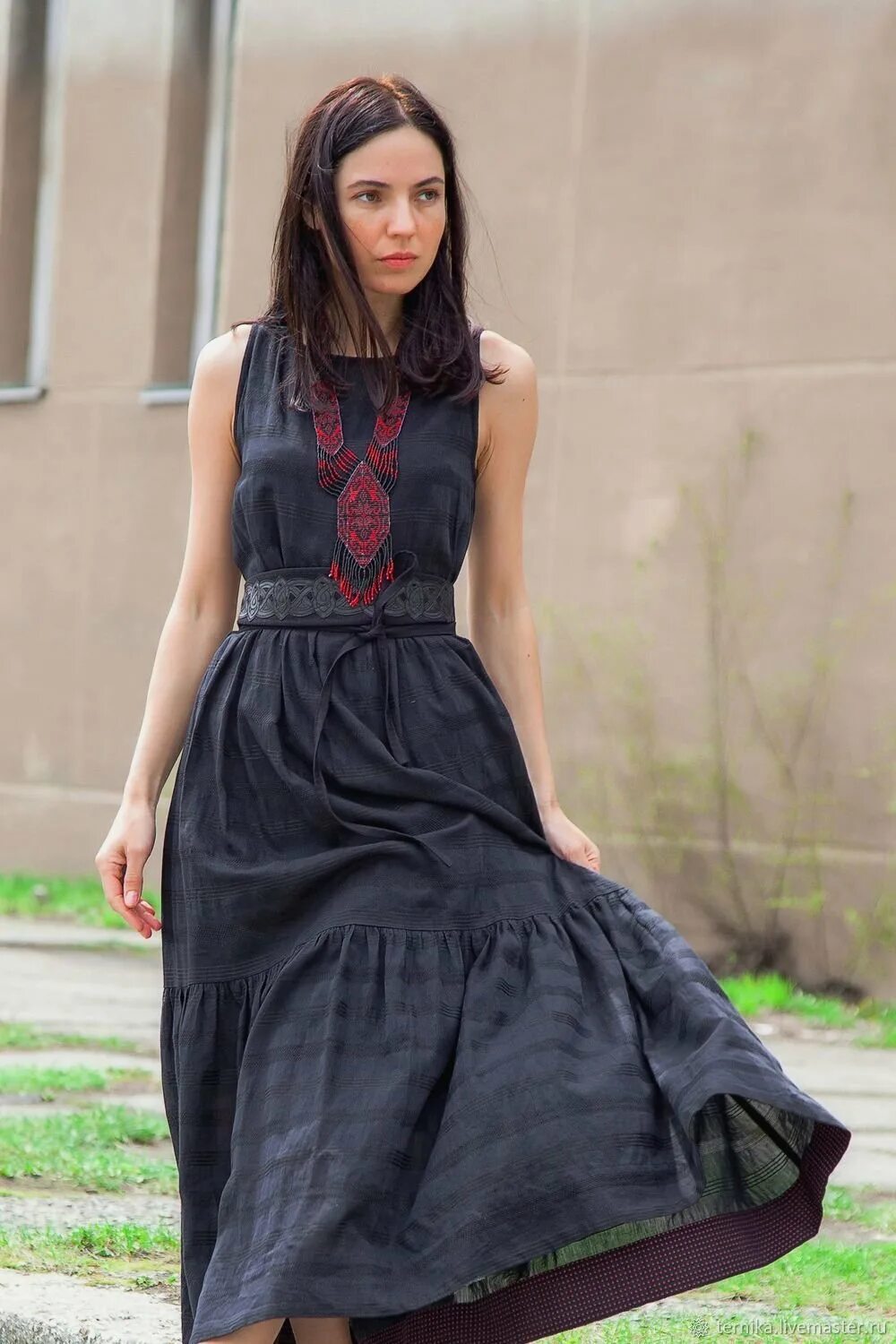 Туника kayros boho / бохо. Жатый сарафан. Сарафан макси бохо. Сарафан оверсайз. Жатый сарафан.