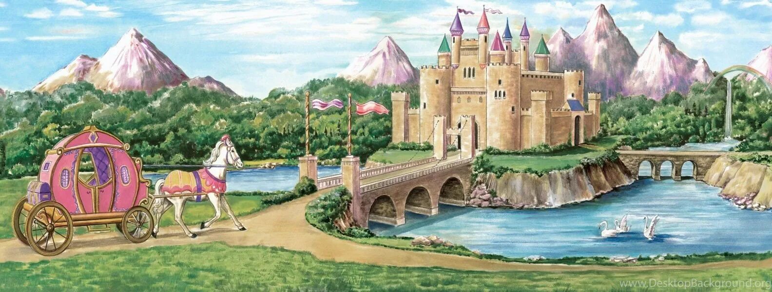 Королевство принцессы. Дворец принца Дисней. Сказочный дворец для детей. Замок принцессы. Сказочный замок для детей.