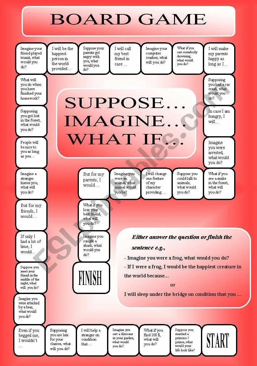 First and second conditional boardgame. Игра на conditionals. Second conditional Board game. Conditional 1 Board game.