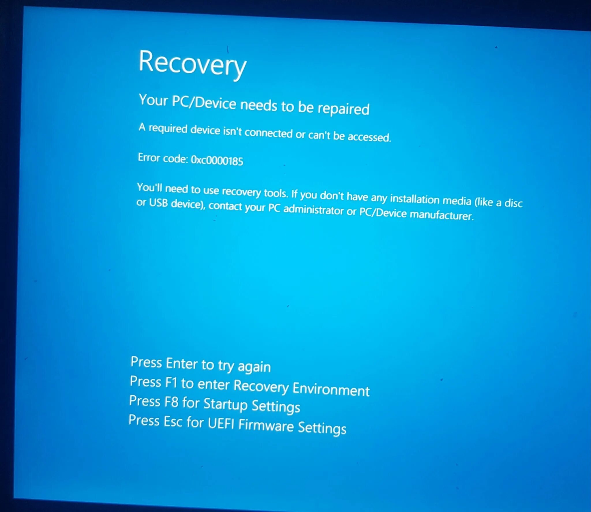 Recovery ошибка. Синий экран с recovery. синий экран восстановление. windows error recovery что делать. ошибка recovery your pc.