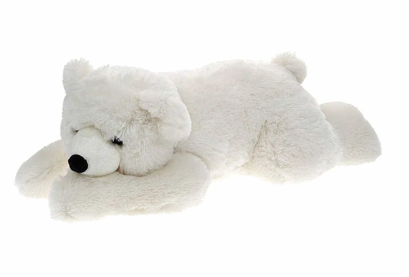 Слово мягкие игрушки. Мягкая игрушка "лежачий белый Медвежонок", Aurora. Мишка Bigga 100 см.