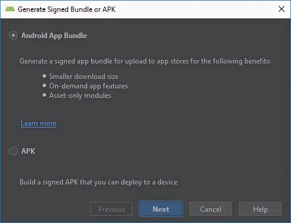Application bundle. Android bundle.